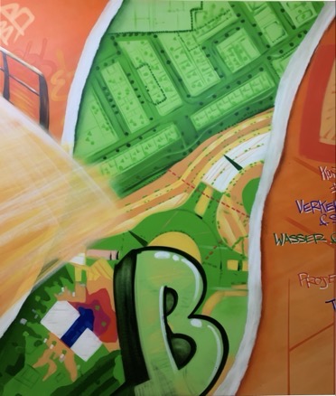 Regensburg Innenraum graffiti