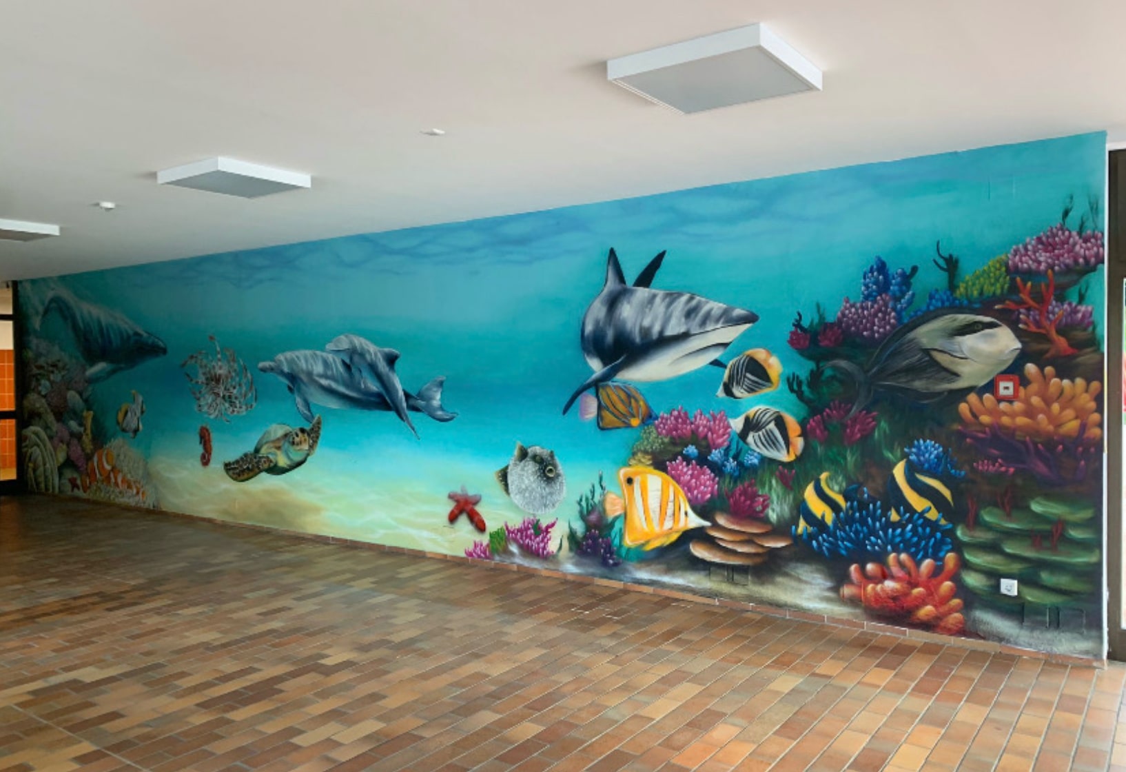 Schwimmbad Graffiti